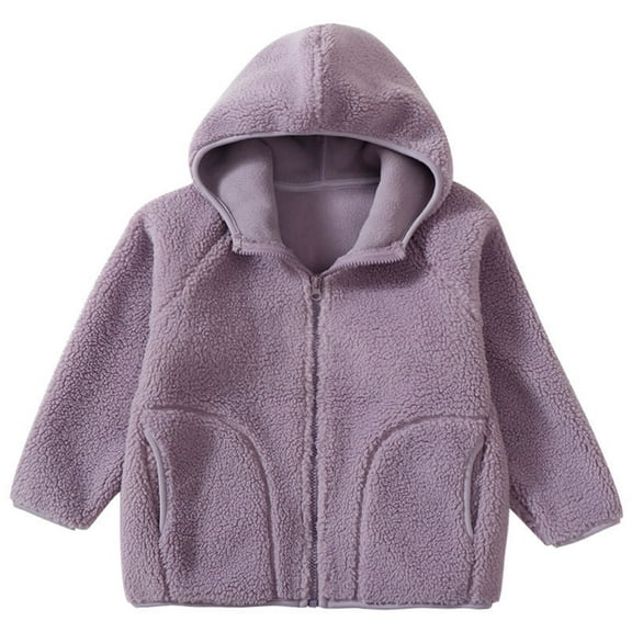 MEZZALL Winter Girls Jacket Cozy Outerwear Warm Coats Long Sleeve Toddler Big Kids Soft Casual School Tops Trendy Dailywear