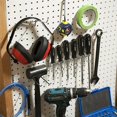 thumbnail image 2 of Jinsinto 80pcs Pegboard Hooks Assortment Home Store Storage Hooks Pegboard Tool Hanger Set Garage Kitchen Workshop Organizer Hooks, 2 of 5