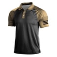 thumbnail image 1 of European And American Men's Retro Outdoor Top Digital Printing Short-sleeved Top L, 1 of 3