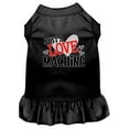 thumbnail image 3 of Mirage Pet Love Machine Screen Print Dog Dress Black with Red Med, 3 of 10