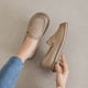 thumbnail image 5 of Zapatos de moda 2022 para mujer, estilo inglés, mocasines de oficina para mujer, zapatos casuales suaves de cuero genuino sólido simple, zapatos planos para mujer verdes, 5 of 5