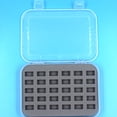 thumbnail image 4 of Shisuyan 1Pc Sewing Bobbin Box Plastic Storage Box Simple Bobbins Case with Sponge, 4 of 8