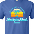 thumbnail image 4 of Inktastic Summer Enjoy the Sunshine Huntington Beach California Blue T-Shirt, 4 of 5