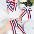 thumbnail image 5 of HAOAN 20Yards Blue Sky White Clouds Ribbon 1 Inch Wide Sky Clouds Polyester Ribbon 0.3mm Thick White and Blue Decorative Ribbon, 5 of 5