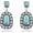 Geometric, variant on Bohemian Turquoise Earrings for Women Boho Vintage Oval Western Drop Dangle Earrings Geometric Ethnic Teardrop Earrings Turquoise Jewelry