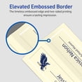 thumbnail image 3 of Embossed Tent Cards with Sure Feed, Laser/InkJet, Ivory,, 3 of 8