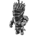 thumbnail image 2 of Starforged DARK SOULS Soul of Cinder Sterling Silver Necklace Game Peripherals, 2 of 9