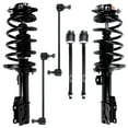 thumbnail image 3 of ECCPP Front Strut Spring Assembly Stabilizer Bar Link Kit Tie Rod End Fits 2004-2012 for Chevrolet for Malibu 2005-2010 for Pontiac G6 2007-2009 for Saturn Aura replace for 172199 172200 K80252, 3 of 5