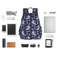 thumbnail image 4 of Disketp Abstract Skiing Mochila Ligera e Impermeable, Mochila de Día Resistente para Viajes, Senderismo y Uso Diario para Hombre y Mujer, 4 of 7