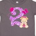 thumbnail image 4 of Inktastic Second Birthday with Cute Puppy and Butterflies Boys or Girls Toddler T-Shirt, 4 of 5