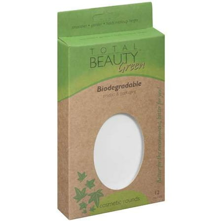 Total Beauty: Green Cosmetic Rounds, 1 ct