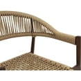 thumbnail image 6 of Furniture of America Clark Aluminum Patio Dining Chair in Walnut, 6 of 7