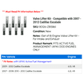thumbnail image 2 of Valve Lifter Kit - Compatible with 2007 - 2012 Cadillac Escalade - Replacement, 2 of 2