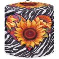 thumbnail image 1 of Air Fryer Cover Pressure Also Fit for Rice Cooker and Crock Pot 8 Qt Dust Cover Dust Protection Easy Cleaning ith Top Handle and Accessories Pockets, Sunflowers-21, 1 of 1