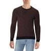 Vince Camuto Mens Knit V-Neck Sweater Orange XS