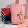 thumbnail image 5 of Diario con Cerradura y Llave LIUXGMXG Corazón de Cuero Rosa A5 360 Páginas, 5 of 5