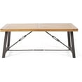thumbnail image 1 of Teak Outdoor Dining Table, Backyard Rectangular Table Garden Patio Table For Front Porch Garden Terrace Solid Acacia Wood For A Timeless Outdoor Dining Area, 1 of 6