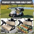 thumbnail image 4 of Whosucclay Palm Trees at Sunset Elastic Golf Cart Seat Protector, Multi-Pockets Portable Design Golf Cart Seat Cover for Club Car Yamaha EZGO, 52.36" x 32.28", 4 of 7