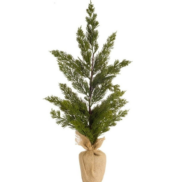 Pack of 4 Decorative Green Indoor Table Top Unlit Artificial Mini Pine