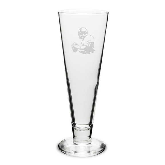 Quarterback 16 oz. Deep Etched Classic Pilsner