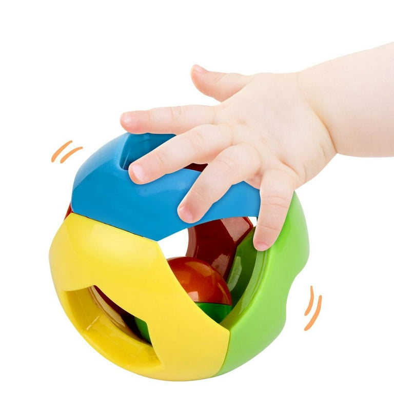 Plastic Non Toxic Shake Grab Ball Baby Rattles, For Kids