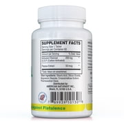 Sunshine Naturals Carbonestol Activated Charcoal with Papaya Extract Tablets, 60 Tablets, 1 Pack