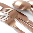 thumbnail image 4 of Gibson Elite 20 Piece Stainless Steel Flatware Set in Bronze, 4 of 5