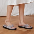 thumbnail image 5 of Dannto Women's House Slippers Memory Foam Flip Flops Thong Indoor Shoes Open Toe, 5 of 7