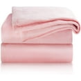 thumbnail image 1 of Couverture en Molleton Format Jeté Rose Légère Couverture Jetée Super Douce Confortable Couverture en Microfibre, 1 of 6