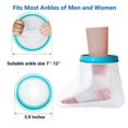 thumbnail image 4 of Waterproof Foot Cast Cover, High-Quality Stretchable Material Shower Cast Cover For Foot After Surgery, Non-Slip PVC Medical Grade Silicone, 4 of 5