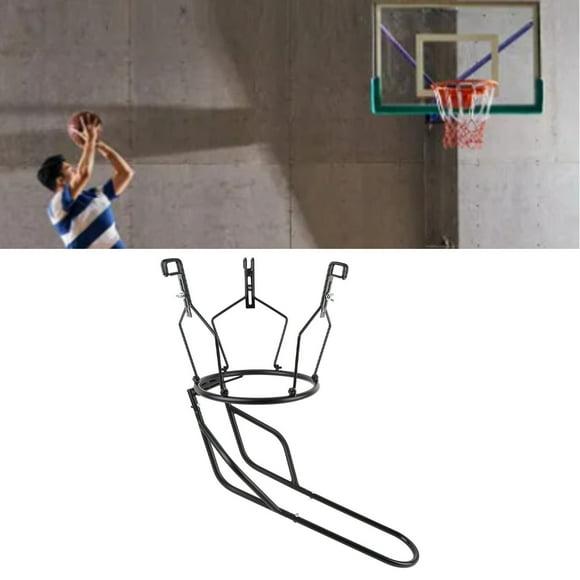 Basketball Basketball Return Attachment for Hoop Carbon Steel Heavy Duty Basketball Rebounder Training Accessories with 3 Stable Large Hooks
