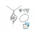 thumbnail image 1 of Collar Y Pulsera Y Aretes Set Mujer Joyas Regalo Plata Caja Xtellar plateado, 1 of 4