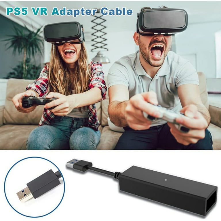 PS5 PS4 Camera Adapter Cable, Play PS VR on PS5 Playstation 5, Converter  Connecting Cable for PS4 PSVR to PS5 Console 