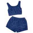 thumbnail image 3 of MKLEKYY Conjunto Casual De Dos Piezas Para Mujer, Camiseta Sin Mangas Y Pantalones Cortos De Color Liso, Ropa De Dormir Cómoda Y Ropa De Estar Por Casa., 3 of 3