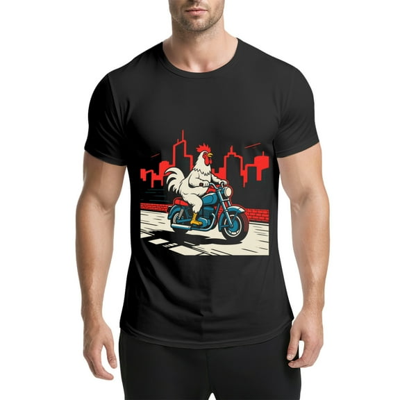 Black T Shirts for Men, Mens Graphic Tees, M5715367,S