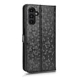 thumbnail image 4 of SaniMore Wallet Case for Samsung Galaxy A54 5G 2023, Glitter PU Leather Case Polka Dot Card Slots Cash Pocket Kickstand Removeable Wrist Strip Magnetic Clasp All-around Protective Shell, Black, 4 of 9