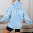 thumbnail image 2 of XIAONU Faith Centered Hoodies For Women Oversized Yahweh Pullover Cozy Casual Weekend Sweatshirt, 2 of 7