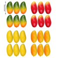 thumbnail image 3 of Set of 6 Food Exhibition Artificial Mangoes Convincing Mangoes Imitations Ornament for Food Displays and Arrangement, 3 of 4