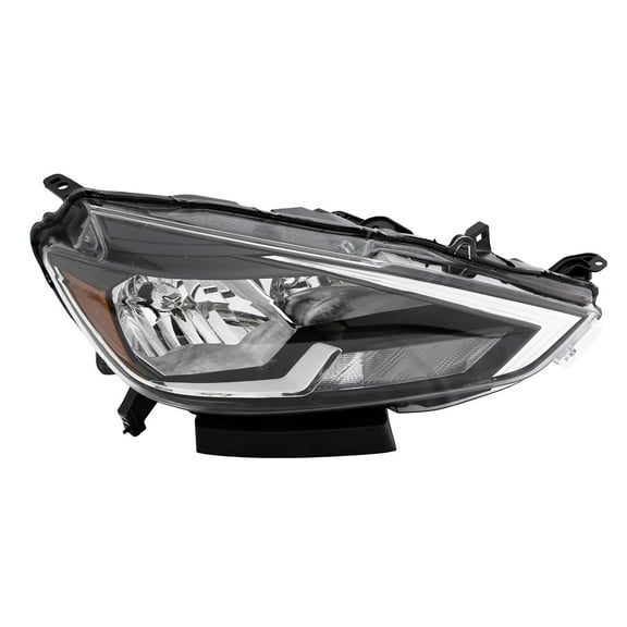 HOUGEET Headlight Assembly Compatible with 2016 2017 2018 2019 Nissan Sentra 4-Door Sedan Headlamp Halogen (Passenger Side)