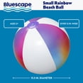 thumbnail image 3 of Bluescape Rainbow Inflatable Small Beach Ball 13.5", 3 of 9