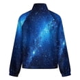 thumbnail image 6 of Jackets for Women Winter Coat Jackets Flannel Stand Collar Jacket(Stars in The Sky,Size:S-4XL), 6 of 7