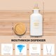 thumbnail image 4 of Dispensador de enjuague bucal BONLONG 350 ml con bambú y acero inoxidable, 4 of 8