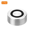 thumbnail image 3 of M8 Thread 30mm Diameter 12mm Thick Round Shape Aluminum Disc 4pack for Glass Table Tea Tables, 3 of 6