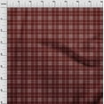 thumbnail image 3 of oneOone Organic Cotton Poplin Twill Fabric Madras Check Print Sewing Fabric BTY 42 Inch Wide, 3 of 4