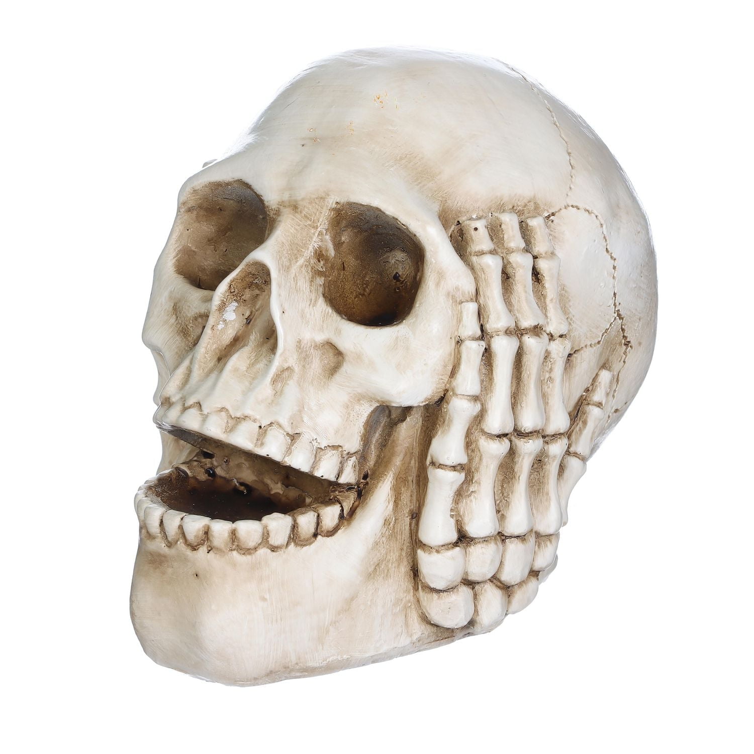 Halloween Themed Resin Skull Cover Ears Table For Halloween Indoor Decorations