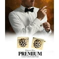thumbnail image 3 of Vittorio Vico Studded Colorstone Crystal Flower Cufflinks: CL12XX Series, 3 of 125