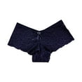 thumbnail image 6 of Panties for Women,Lace Hipster Panties Stretch Soft Comfortable Everyday Ladies Briefs Underwear,Womens Underwear,Navy,One Size, 6 of 7