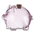 thumbnail image 4 of simhoa Borosilicate Glass Money Saving Container Sturdy Multifunctional 1cm Opening Pink, 4 of 8