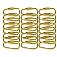 thumbnail image 1 of Yuarrent Mosquetón de bloqueo de anillo en D de Metal de 24 piezas, ganchos para llavero, mosquetones de bloqueo de resorte, Clips, suministros Type3 NO3, 1 of 5