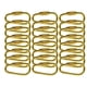 thumbnail image 1 of Wosthever Paquete de 24 ganchos de llavero con mosquetón de bloqueo de anillo en D, mosquetones de escalada, Clips, soporte para regalos, deportes al aire Artesanía Oro, 1 of 5
